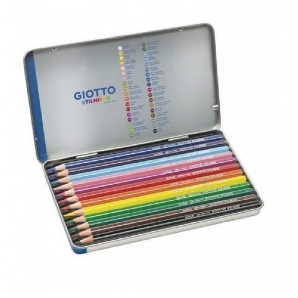 LAPICES DE COLORES GIOTTO SUPERMINA LATA X12 PAPELERIA