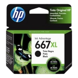 CARTUCHO HP ORIGINAL 667 XL NEGRO