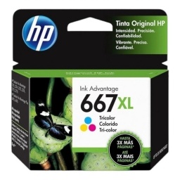 CARTUCHO HP ORIGINAL 667 XL COLOR