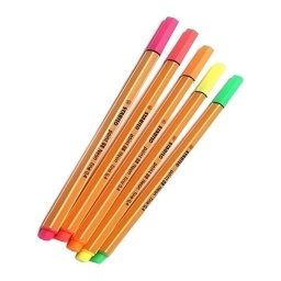 MARCADORES STABILO 88 FLUO Z PACK X5