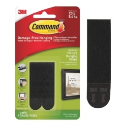 TIRAS DE VELCRO PARA COLGAR CUADROS 3M COMMAND X4