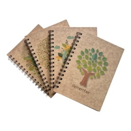 CUADERNO REMEMBER PRINT KRAFT ECO TAPA RIGIDA 80H.