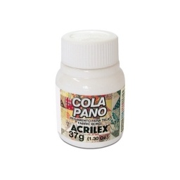 ADHESIVO TEXTIL PARA TELA  ACRILEX COLA PANO 37GR.