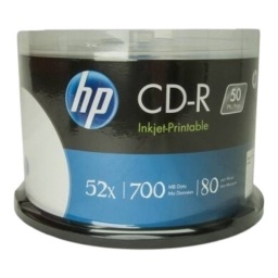 DISCO VIRGEN CD-R HP IMPRIMIBLE BULL X50