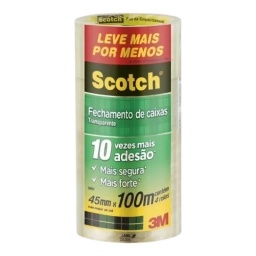 CINTA EMPAQUE 3M SCOTCH 5802 50X100 PACK X4