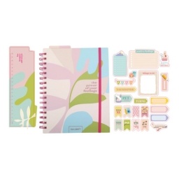 CUADERNO IBI CRAFT TAPA DURA CON STICKERS A5 150H. YOUR FEELINGS