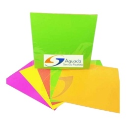 PAPEL GLASE FLUO SP X15H. Z PACK X12